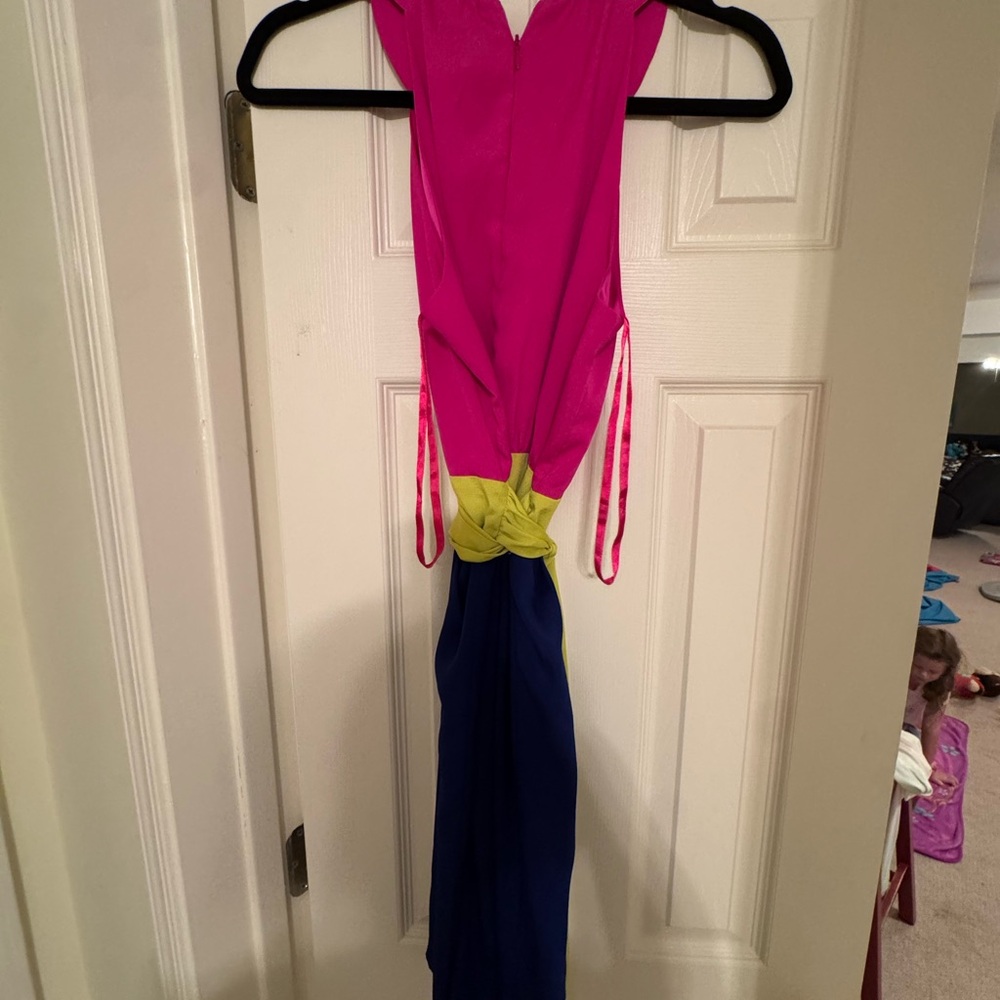 Gianni Bini Pink, Yellow, and Blue Dress